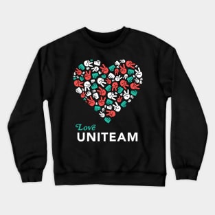 Love BBM Sara Uniteam Philippines Solid Supporters Crewneck Sweatshirt